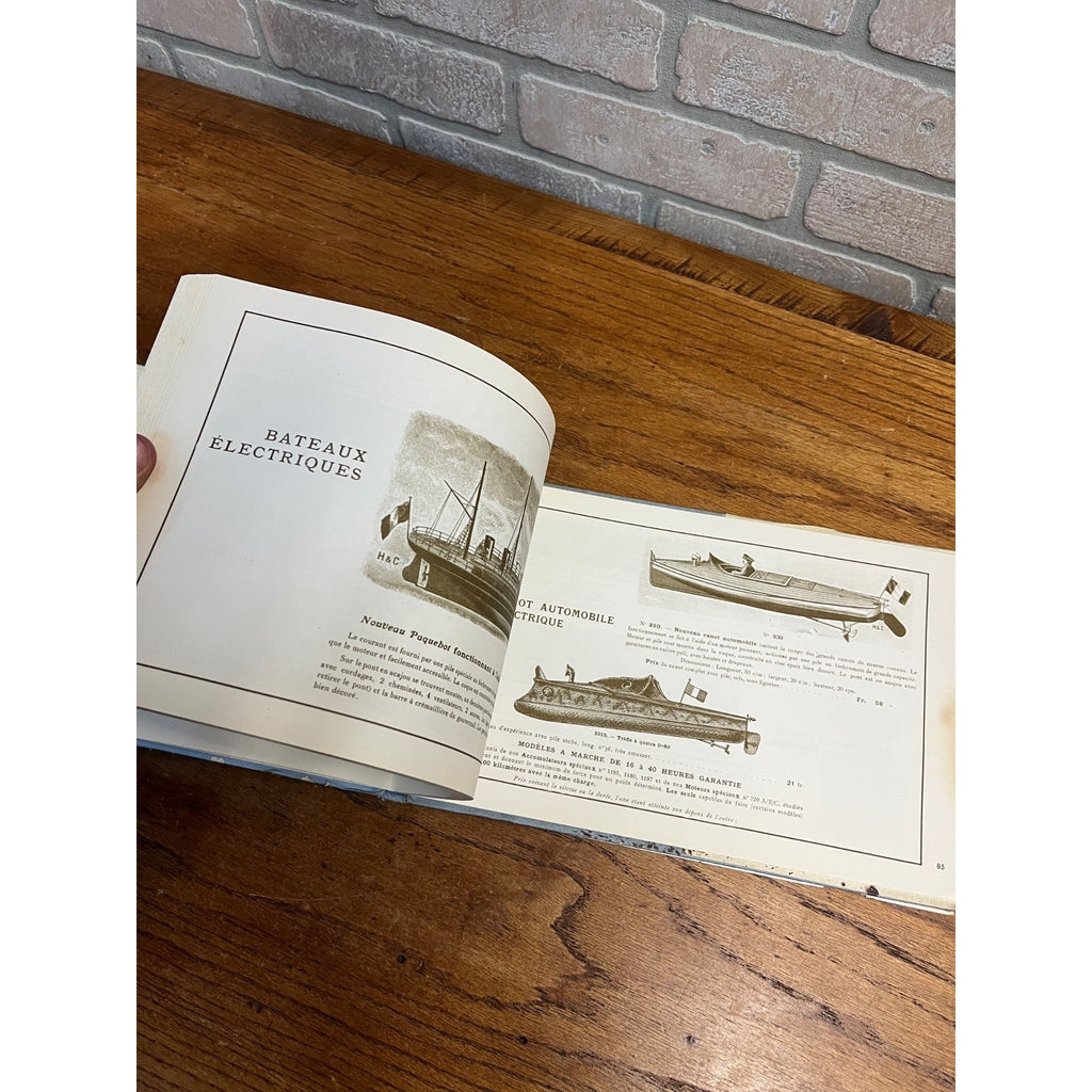 Les Bateaux Jouets (Toy Boats) Book Collectors Guide Jacques Mallet French Book