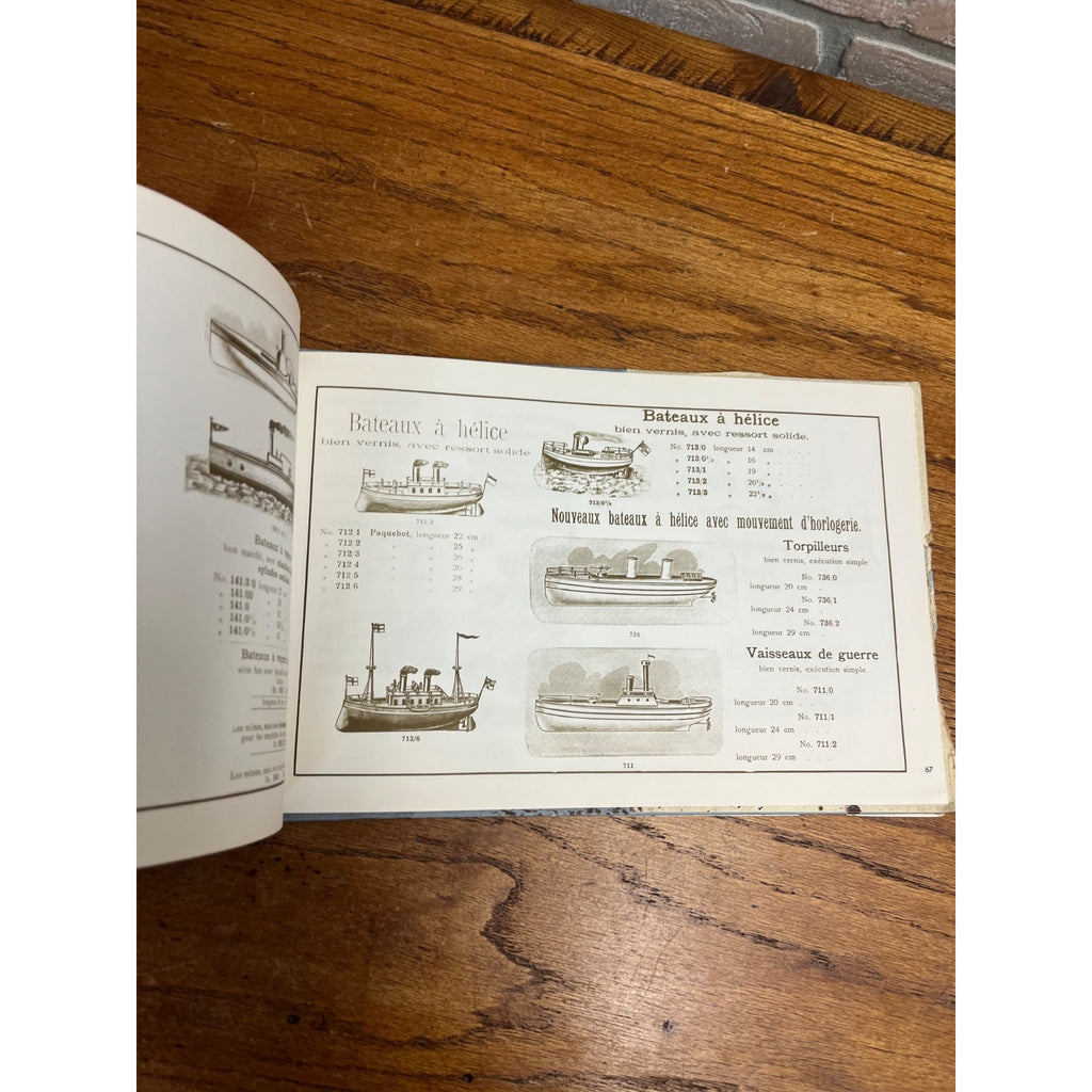 Les Bateaux Jouets (Toy Boats) Book Collectors Guide Jacques Mallet French Book