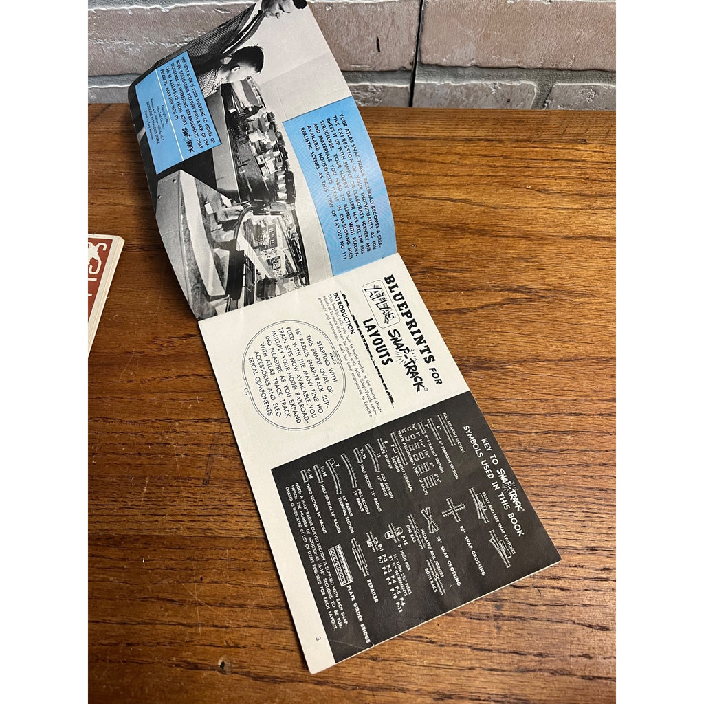 Atlas Blueprints For Snap Track HO Layouts 1960 Model Train Guide