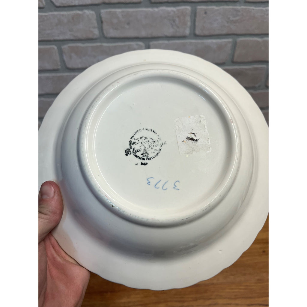 Vintage Blue Ridge Southern Potteries "Crab Apple" Vegetable Serving Bowl 9.5"