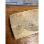 Primitive Hand Carved Wooden Dough Bowl Trencher Farmhouse Rustic Maple AAFA