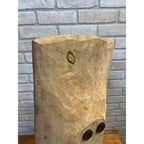 Primitive Hand Carved Wooden Dough Bowl Trencher Farmhouse Rustic Maple AAFA