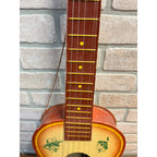 VINTAGE 1959 JEFFERSON PRESTIGE TOY LONE RANGER AND TONTO GUITAR litho