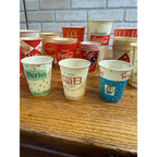 Huge Lot of Soda Wax Advertising Cups Coca Cola Fountain 1950s-1970s
