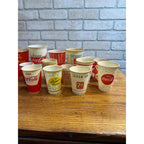 Huge Lot of Soda Wax Advertising Cups Coca Cola Fountain 1950s-1970s