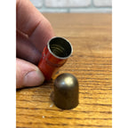 Vintage Red and Silver Tin Tube of Beauty Maid Bob Bobby Pins