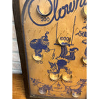 Vintage 1930s Clownin Marble Pinball Table Top Game Wood Frame St Louis