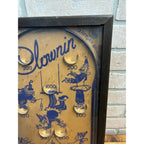 Vintage 1930s Clownin Marble Pinball Table Top Game Wood Frame St Louis