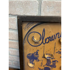 Vintage 1930s Clownin Marble Pinball Table Top Game Wood Frame St Louis