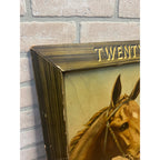 RARE Vintage HTF Twenty Grand Cigarettes Cardboard Litho Advertising Sign