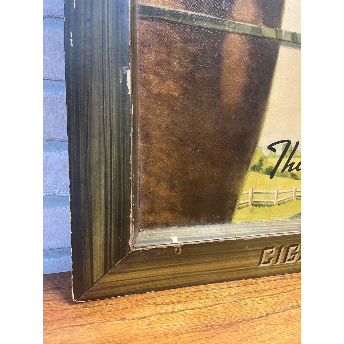 RARE Vintage HTF Twenty Grand Cigarettes Cardboard Litho Advertising Sign