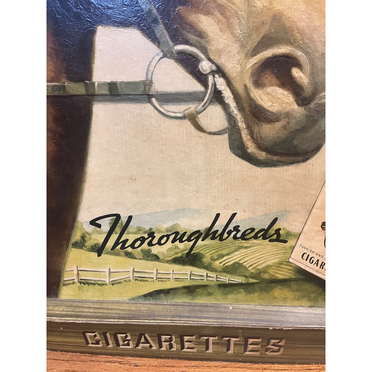 RARE Vintage HTF Twenty Grand Cigarettes Cardboard Litho Advertising Sign