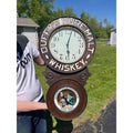 Original 1920s Duffys Malt Whiskey Advertising Wall Clock Sign New Haven Vintage