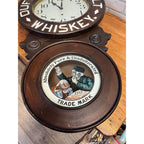 Original 1920s Duffys Malt Whiskey Advertising Wall Clock Sign New Haven Vintage
