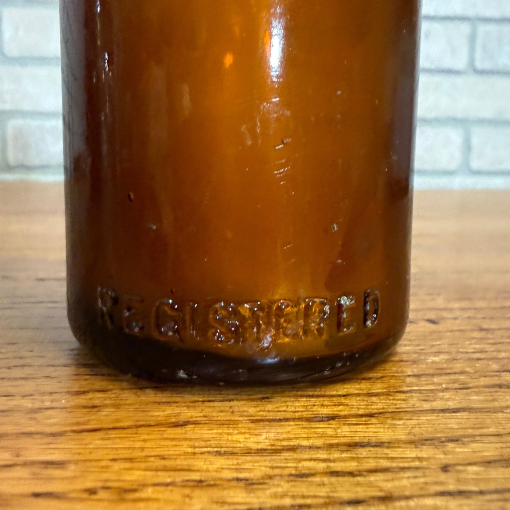 Vintage Pre-Pro Milwaukee Waukesha Brew Co. Embossed Beer Bottle Wisconsin 12oz