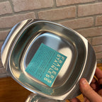 Vintage Fraser's Stainless Steel Holloware Handled Serving Dish Set Swedish Craftsmanship MCM Design NOS