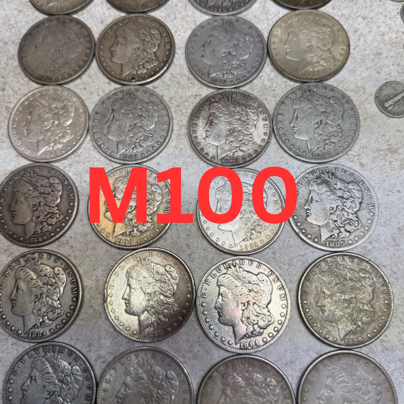 90% Silver Morgan Dollar (1879-1921) Circulated  Coins