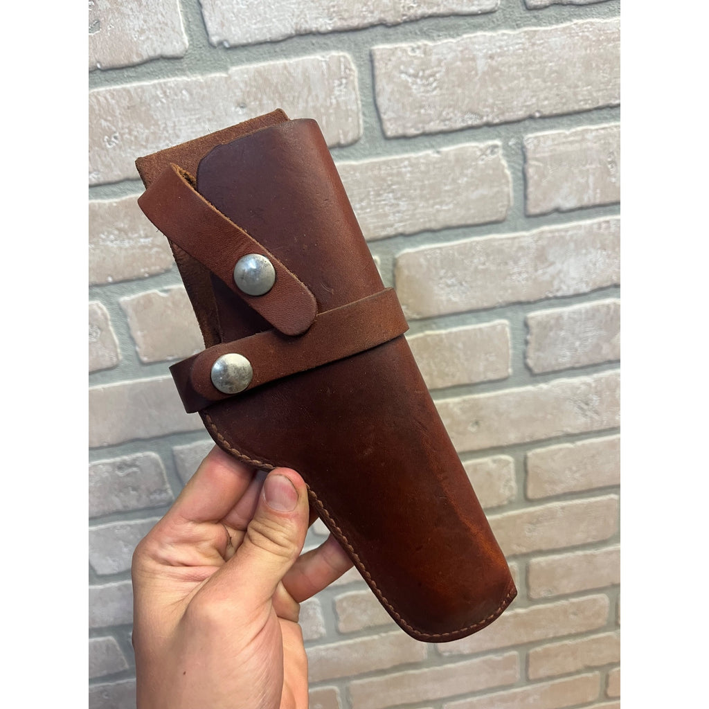 Vintage Hunter 1100-5 Leather Holster Semi Auto Pistol Holster RH Snap Belt Colt