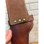 Vintage Hunter 1100-5 Leather Holster Semi Auto Pistol Holster RH Snap Belt Colt