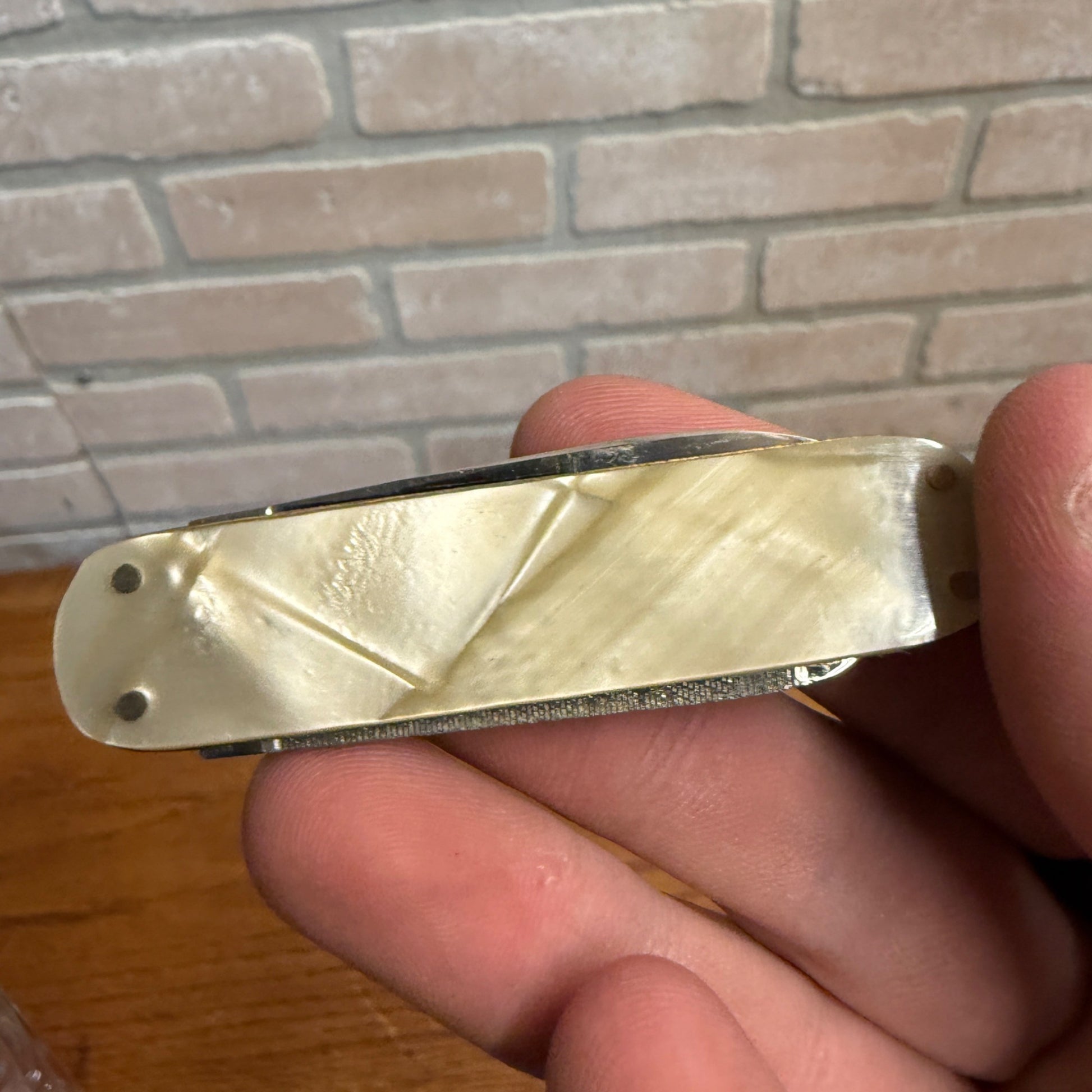 Vintage West Bend Transit Truck Service Wisconsin Advertising Pocket Knife