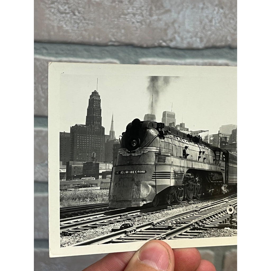 The Milwaukee Road c1940s Locomotive Tony Kozla RPPC Real Photo Postcard