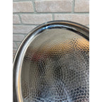 Vintage 1960s MCM Stainless Serving Oval Platter Hammered Tray Olde Hall 16x12