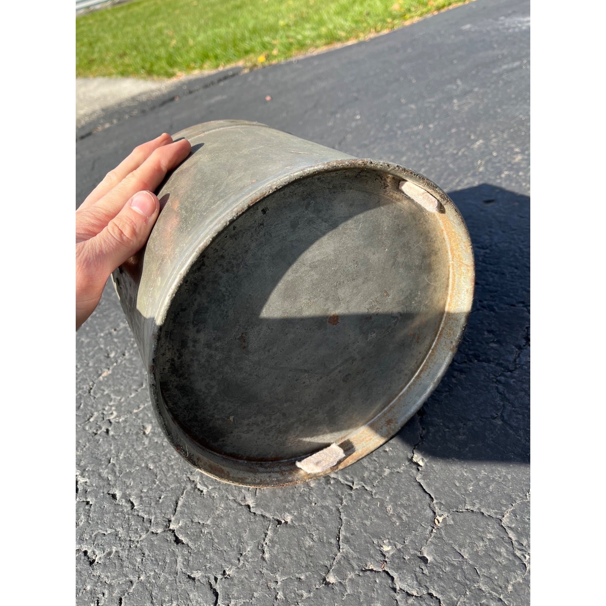 Rare Vintage Kewaskum Dairy Wisconsin Farm Milk Embossed Cream Can