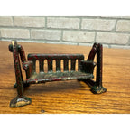 Antique Kilgore Arcade Cast Iron Porch Swing Doll Dollhouse Miniature