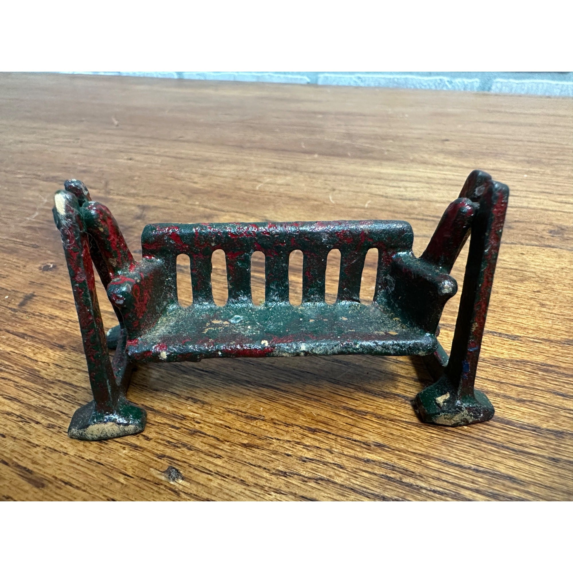 Antique Kilgore Arcade Cast Iron Porch Swing Doll Dollhouse Miniature