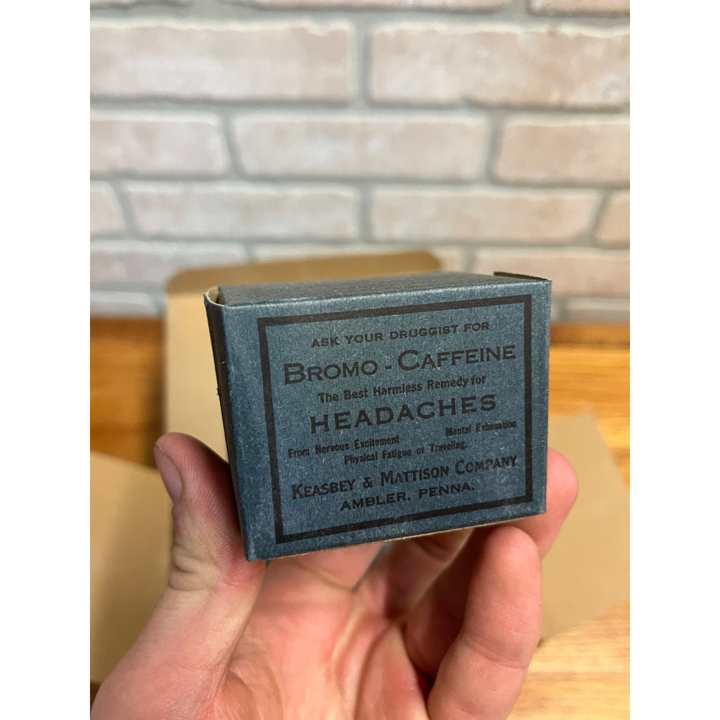 Vintage 1930s Drug Store 12 Boxes of Magnesium Carbonate Keasbey & Mattison Co
