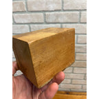Vintage Wood Book Figural Cigarette Inlaid Box Holder Lucky Strike Camel Chesterfield