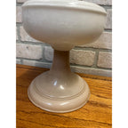 Aladdin White Venetian Glass Oil Lamp w/ Model B Burner As-Is