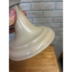 Aladdin White Venetian Glass Oil Lamp w/ Model B Burner As-Is