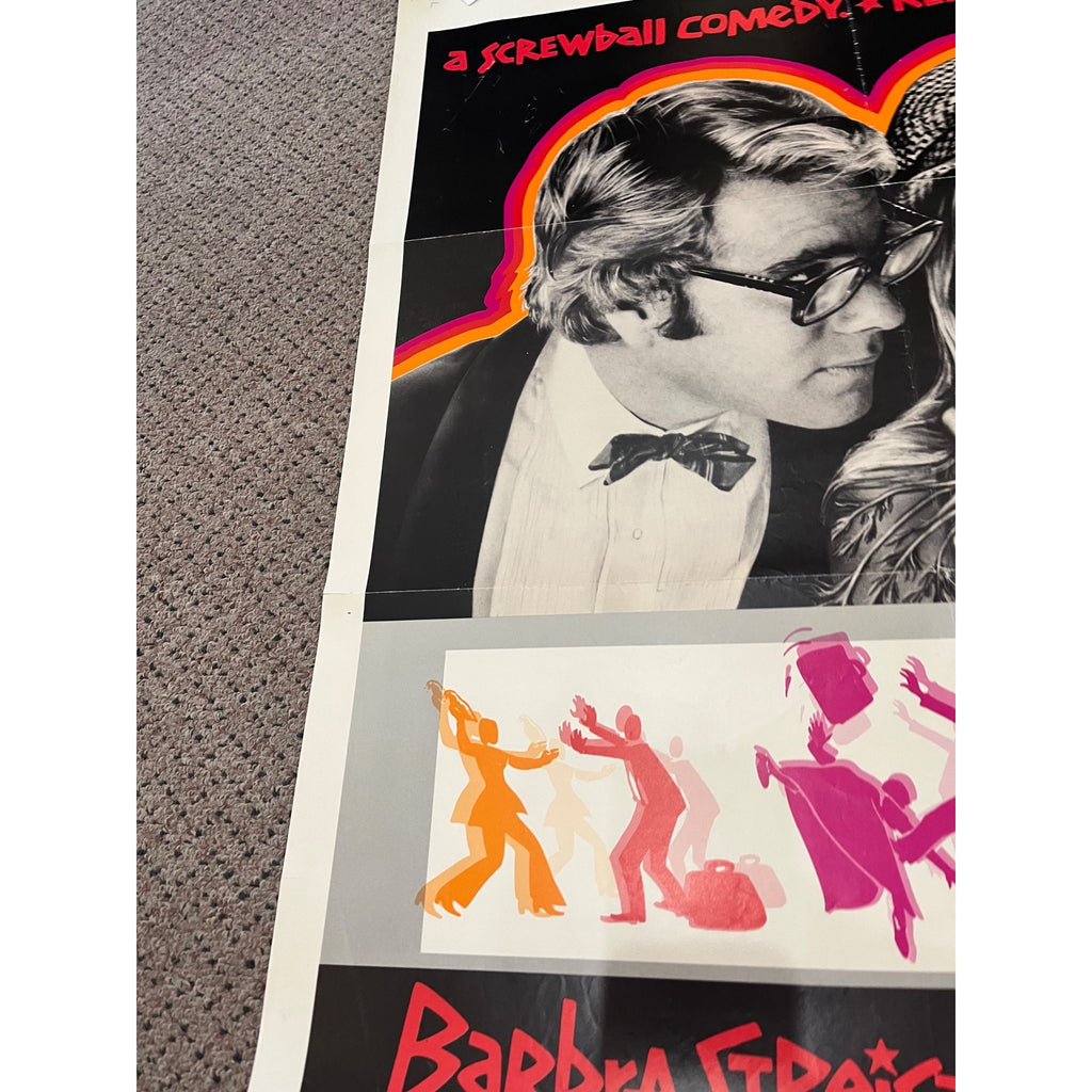 Vintage 1972 What's Up Doc 1-Sheet Original Movie Poster 27x41 Barbara Streisand