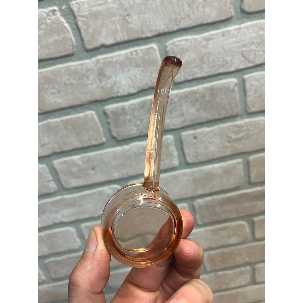 Vintage 1930s Pink Depression Glass Mayonnaise Ladle 5"