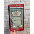 Vintage 1939 Sheboygan County Abstract Company Advertising Weekly Memo Calendar