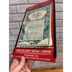 Vintage 1939 Sheboygan County Abstract Company Advertising Weekly Memo Calendar