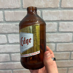 Vintage Empty Gilt Edge Beer Bottle 12oz Shorty Bosch Houghton Michigan