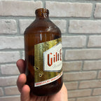 Vintage Empty Gilt Edge Beer Bottle 12oz Shorty Bosch Houghton Michigan