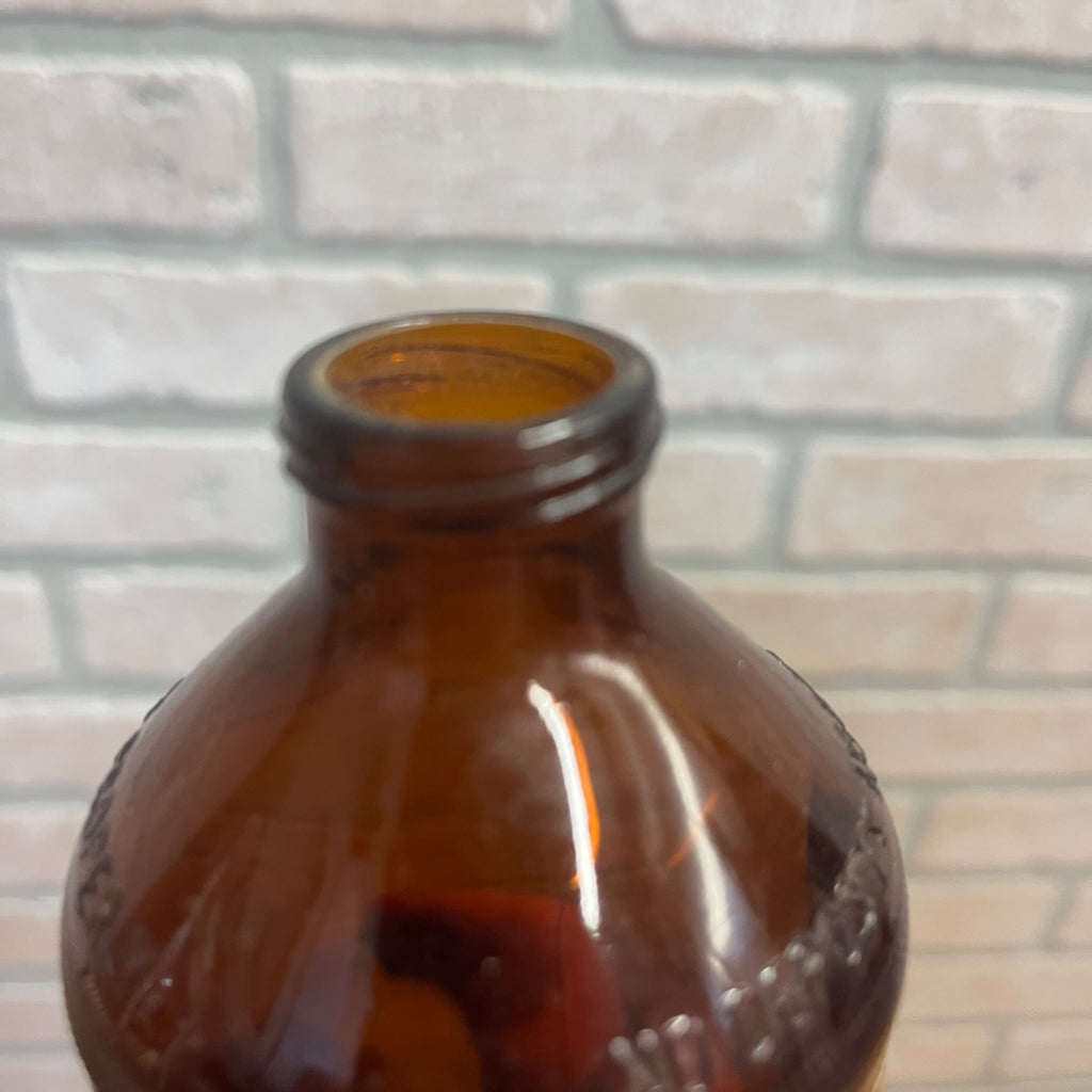 Vintage Empty Gilt Edge Beer Bottle 12oz Shorty Bosch Houghton Michigan