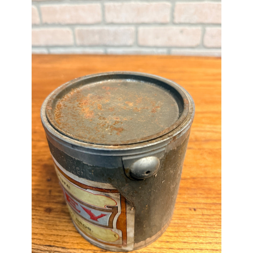 Vintage Honey Tin Can Piechowski Redgranite Wi Wisconsin Advertising