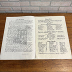 1960s "The Old House" oversized restaurant food menu, Louisville, Kentucky (T)