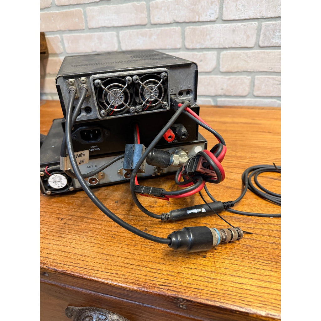 Yaesu FT-100 HF VHF UHF Transceiver FP-1023 Power Supply FC-20 Antenna Tuner