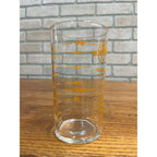 RARE Vintage Golden Guernsey Milk Dairy Farm Measuring Glass Advertising