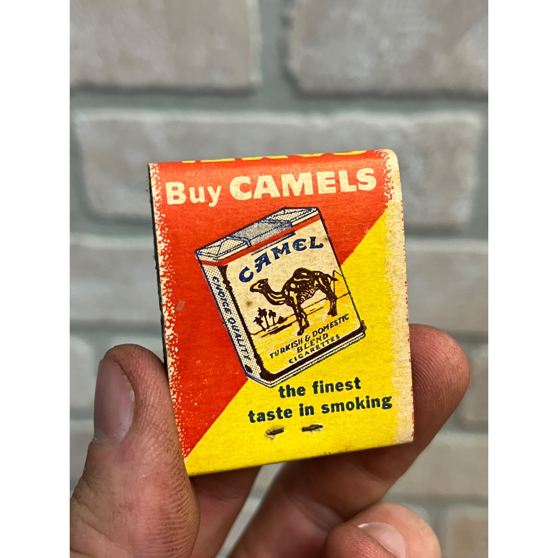 Vintage Camel Cigarettes  Matchbook Matches Advertising Unstruck