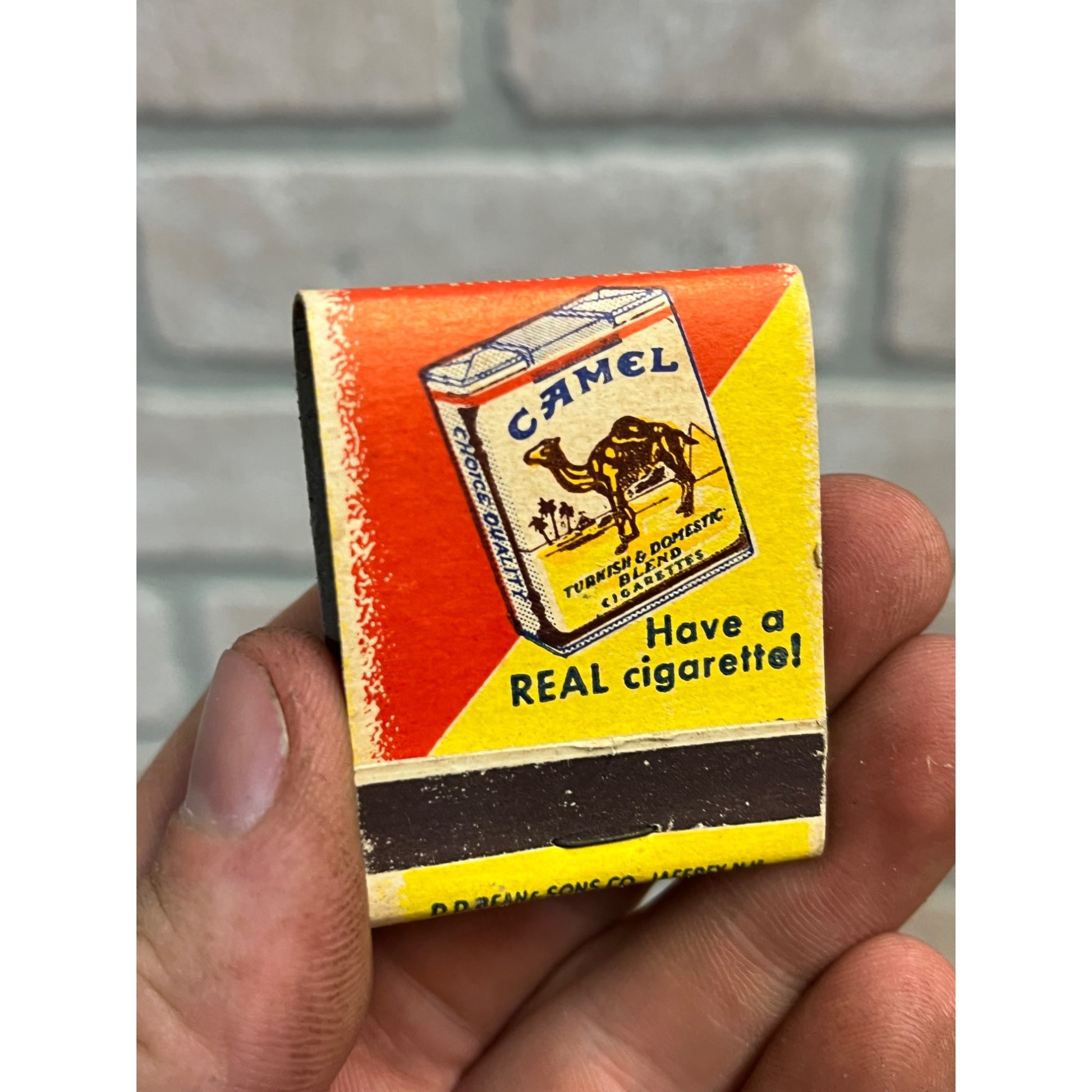 Vintage Camel Cigarettes  Matchbook Matches Advertising Unstruck