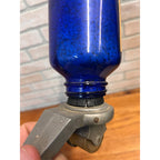 Vintage Cobalt Blue Bromo Seltzer Dispenser Drug Store Countertop Display