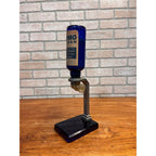 Vintage Cobalt Blue Bromo Seltzer Dispenser Drug Store Countertop Display