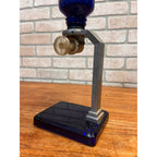 Vintage Cobalt Blue Bromo Seltzer Dispenser Drug Store Countertop Display