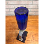 Vintage Cobalt Blue Bromo Seltzer Dispenser Drug Store Countertop Display